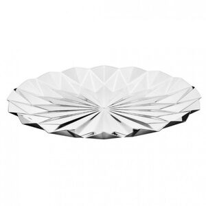 Georg Jensen Supernova 21" Crystal Serving Platter / Tray
